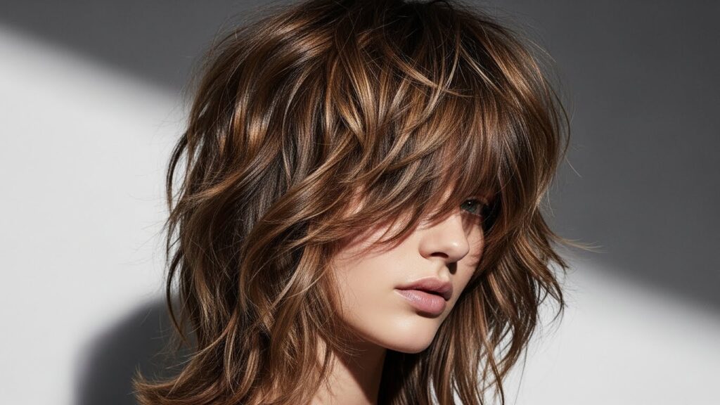 Layered Bob with Wispy Ends