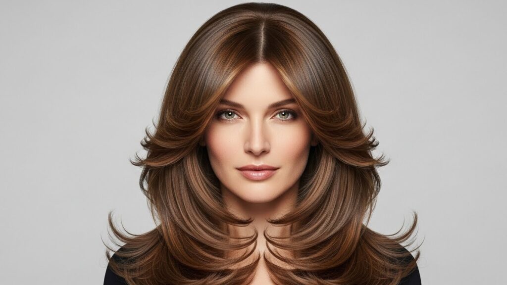 long hair layered cut