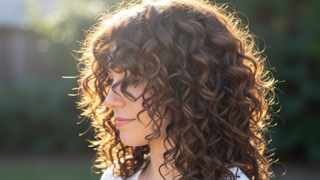 Curly Layered Hair