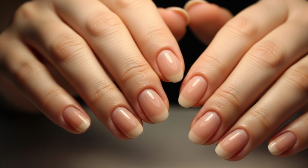 Nail damage caused by peeling gel nail polish