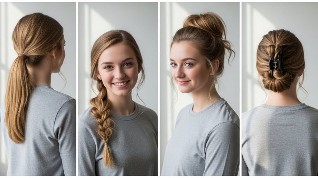 Sleek Low Ponytail