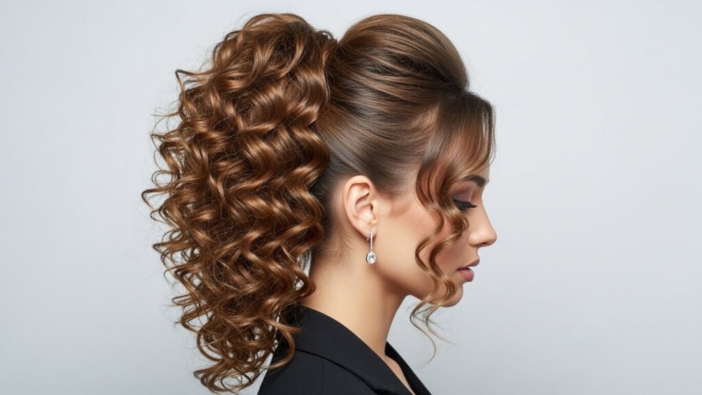 Curly High Ponytail