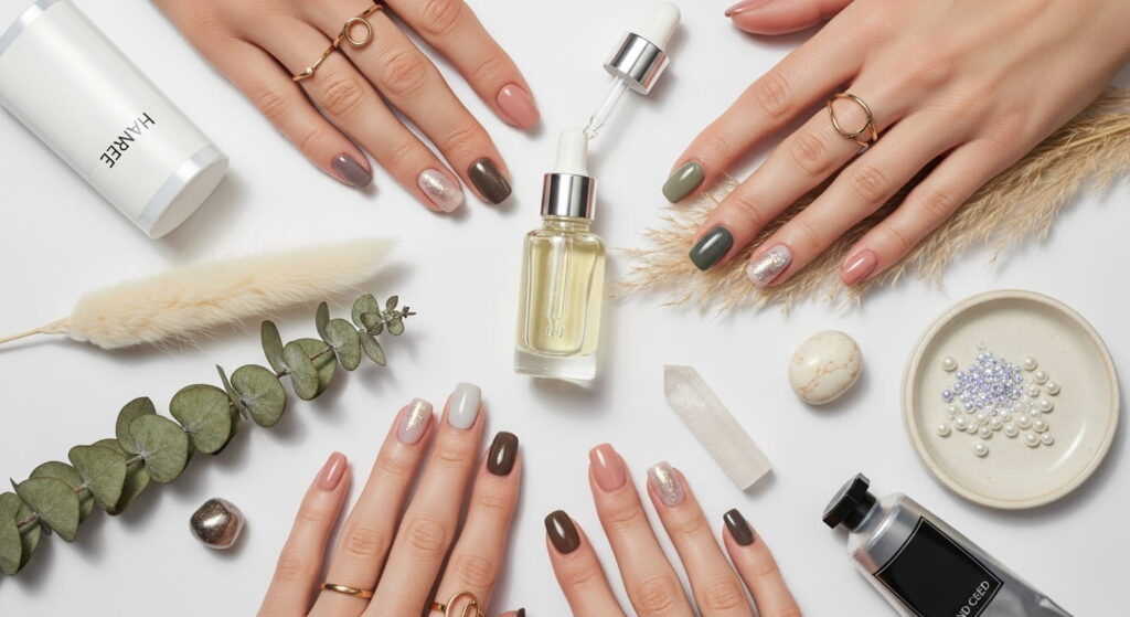 Seasonal nail designs for winter